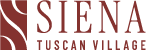 A black and white image with the word "SIENA" written in large letters.