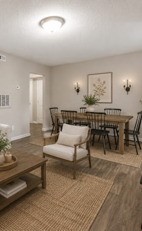 a picnic pavilion with a picnic table in a park at Trails Corner Apartments, Raleigh, NC, 27610
