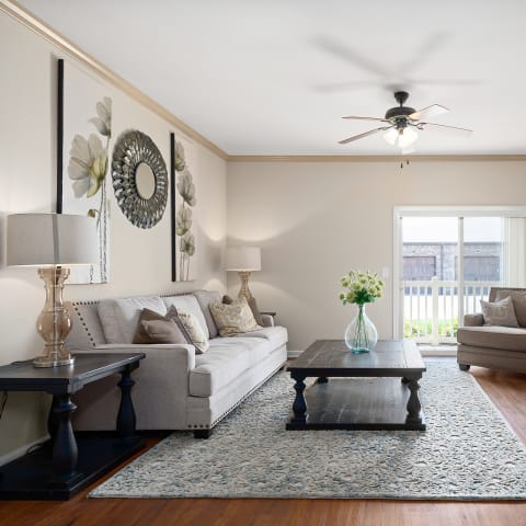 Living Room with Patio/Balcony