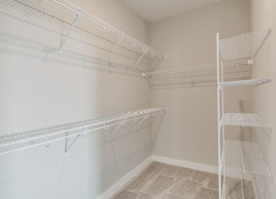 Walk-In Closet (Oak) at Village Place Apartments, Romeoville, 60446