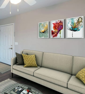 Dominium_Dawnville Meadows_Living Room Example