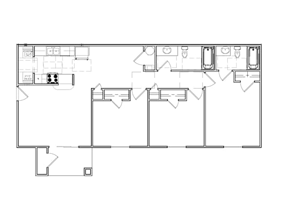 Floor Plan  3 Bedroom