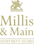 the logo or sign for the apartment home