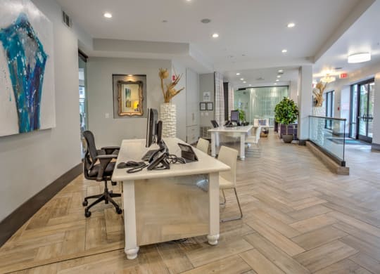 Leasing Office at Accent Apartments,  Los Angeles, CA