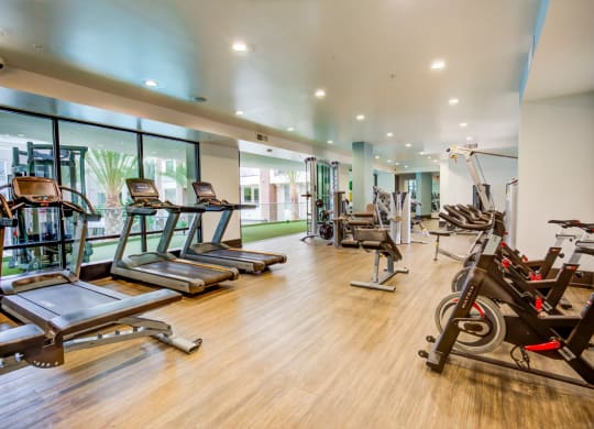 Fitness center at Accent, Los Angeles, 90066