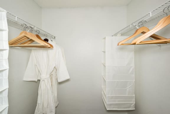 Walk-In Closet at Apres Apartments in Denver, CO