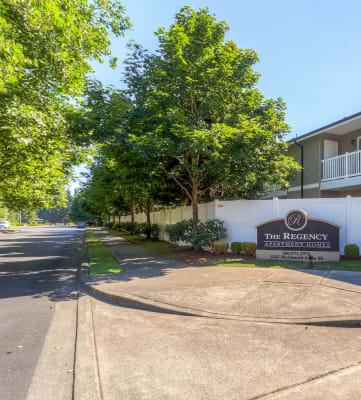 Apartment Building and Property at Regency Apartments in Lacey, Washington