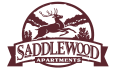 the logo of the sabled wood apartments company