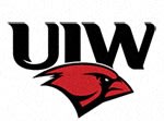 The image features a logo with the letters UIW and a cardinal bird.