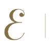 a gold number eight on a black background