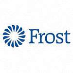 a corporate logo with the word frost