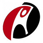a red and   logo of a red
