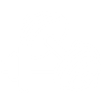 A white icon of a dumbbell.