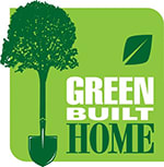A green logo with a tree and shovel.