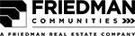 Friedman Communites all black logo.