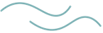A blue line drawing of two wavy lines.