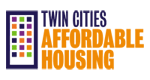 a colorful rectangle with an orange and blue border and a multicolored squares on