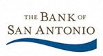 The logo of The Bank of San Antonio.