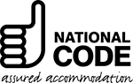 a clear black sky