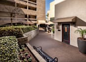 Thumbnail 9 of 24 - Leasing Patio at Renaissance Terrace, Long Beach, California