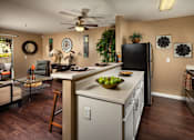 Thumbnail 4 of 24 - Kitchen With Living Room at Renaissance Terrace, California, 90813