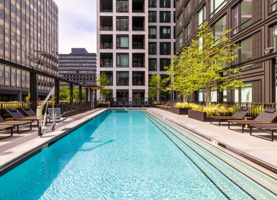 a swimming pool in  at The Grace and Reva, Arlington, VA, 22202