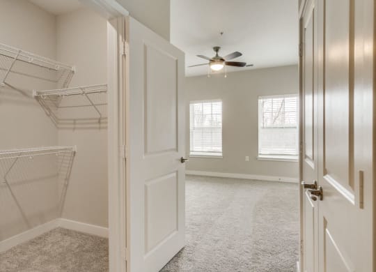 Bedroom Closet (Laurel) at Village Place Apartments, Romeoville, 60446
