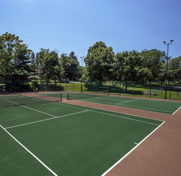 two tennis courts  At Williamsburg Estates In Harrisburg, PA.
