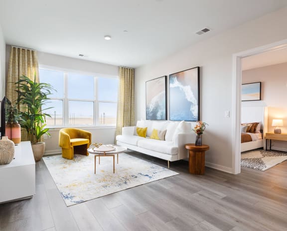 Furnished Living Room at Station Bay, South Amboy, NJ