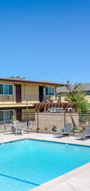 Pool View at Dover Park Apartments in Fairfield, CA, 94533