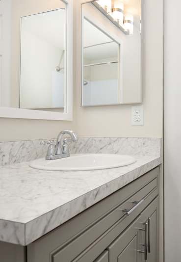 Bathroom Sink at Hill Crest Apartment Homes, Washington, 98126