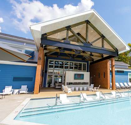 the swimming pool at the resort at governors crossing