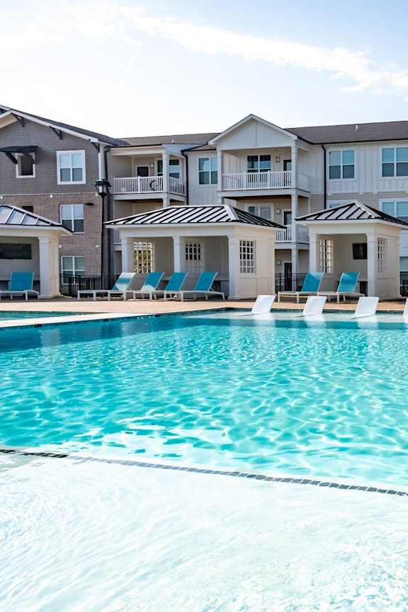 A large swimming pool at Inkwell Greenhouse, Houston, 77084