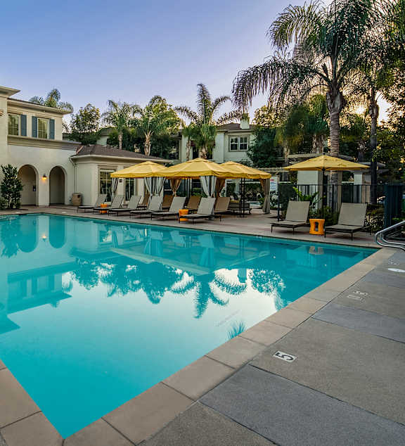 Pool Cabana & Outdoor Entertainment Bar , at Amerige Pointe, Fullerton, CA