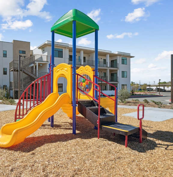 Playground in a park at Altitude Apartments, Moreno Valley, CA