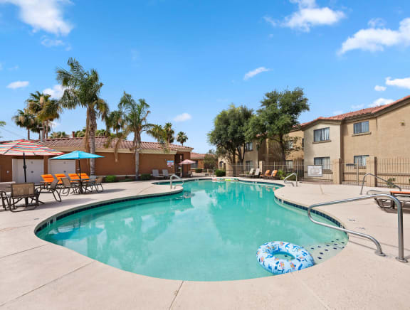 Pool View at The Colony Apartments, Casa Grande, 85122