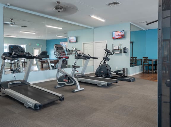 Fitness Center at The Colony Apartments, 351 N Peart Rd