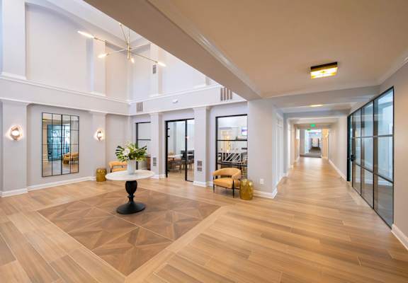 Clubhouse Lobby at Vivant Woodholme, Pikesville