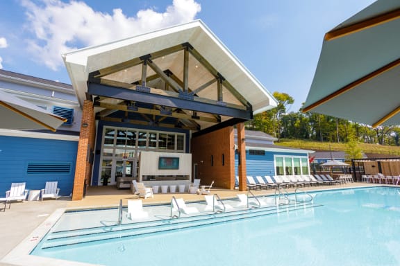 the swimming pool at the resort at governors crossing