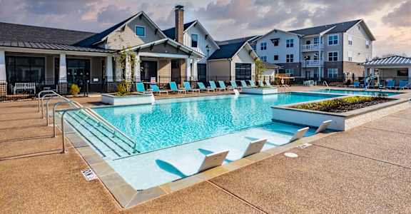 Resort Style Pool at City Place at Germantown Apartments, Memphis, TN, 38125