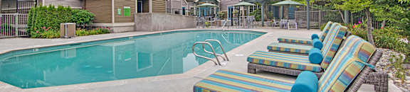 Pool Deck | Apartments For Rent In Mukilteo WA | On The Green