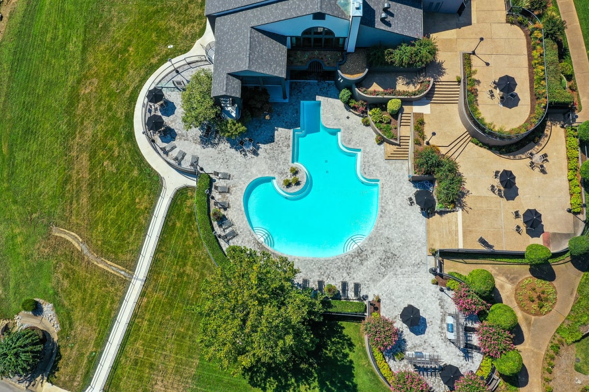 Stewarts Ferry aerial view of community - Nashville, TN