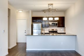 Modern kitchen at 2828 Zuni - Apartments for rent in LoHi