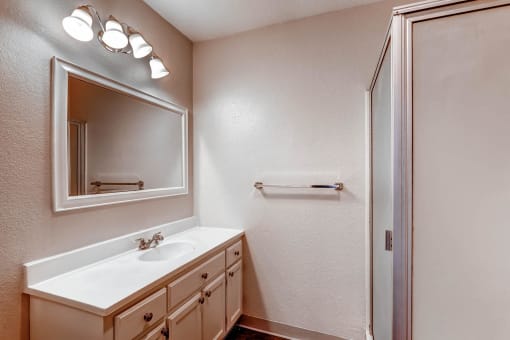 A Typical Bathroom at Midway Gardens Apartments