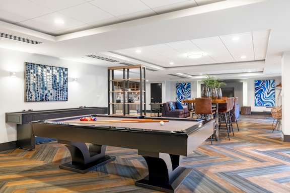 Pool Table at Loree Grand at Union Place, Washington, DC