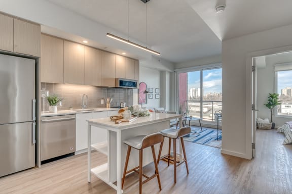 Bright Kitchen at Southpark on Whyte, Edmonton, Alberta