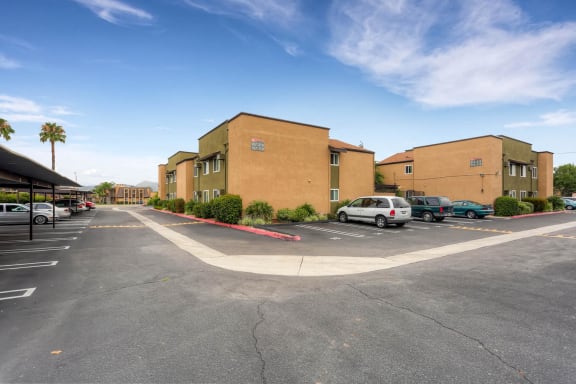 The Residential Parking Lot at Midway Gardens Apartments