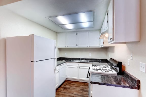 A Typical Kitchen at Midway Gardens Apartments