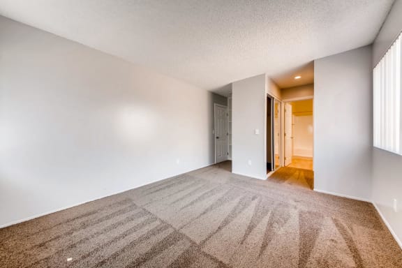 Our 'Classic' 2 Bedroom 2 Bath Apartment Bedroom at Vista Flores Apartments