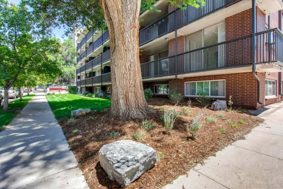 Our Apartment Exterior of the Building at Scandia Apartments